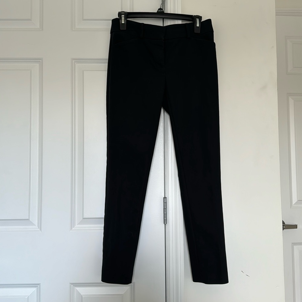 Loft 00 black skinny dress pants